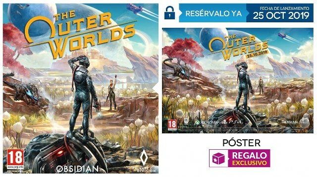 The Outer Worlds llega con póster regalo a GAME - Noticias 2D