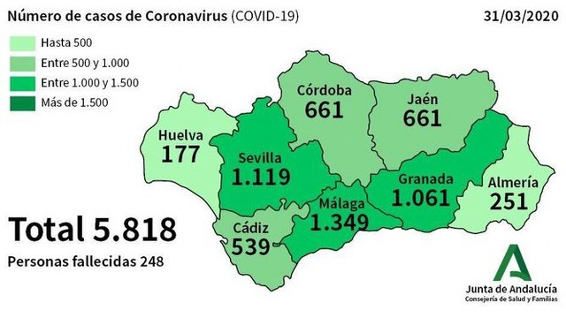 mapa andalucia