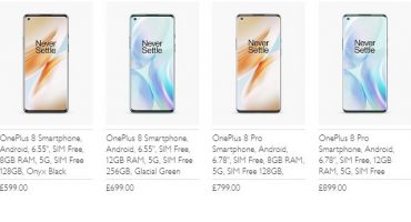 OnePlus 8 y Pro
