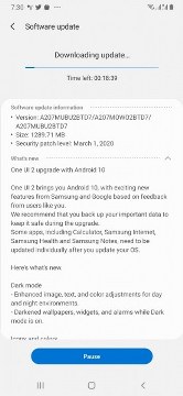 galaxy a20s