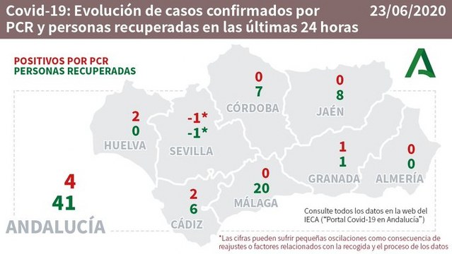 positivos andalucia