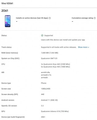 vivo v21 se