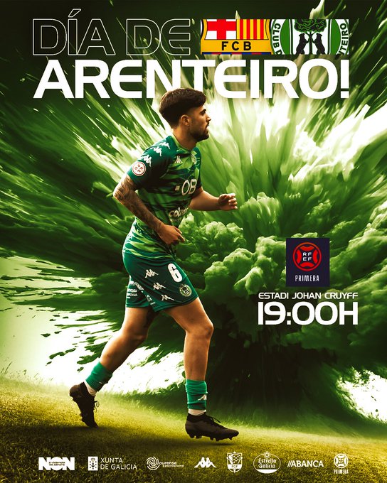 Barça Atlètic vs Arenteiro