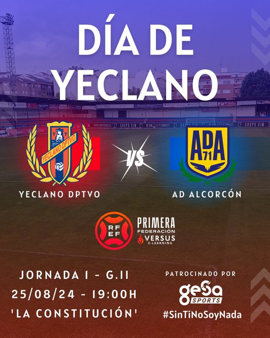 Yeclano Deportivo vs Alcorcón