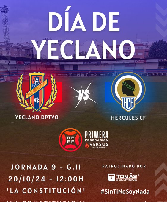 Yeclano vs Hércules